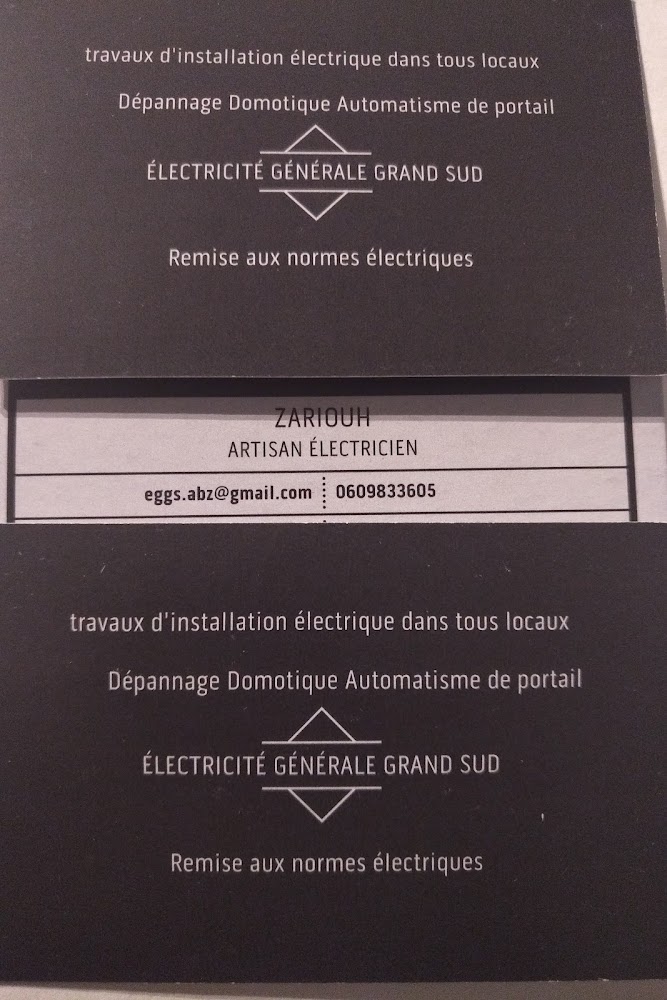 ZARIOUH Artisan électricien électricité générale dépannage