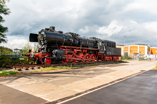 Alte Dampflokomotive. Logo