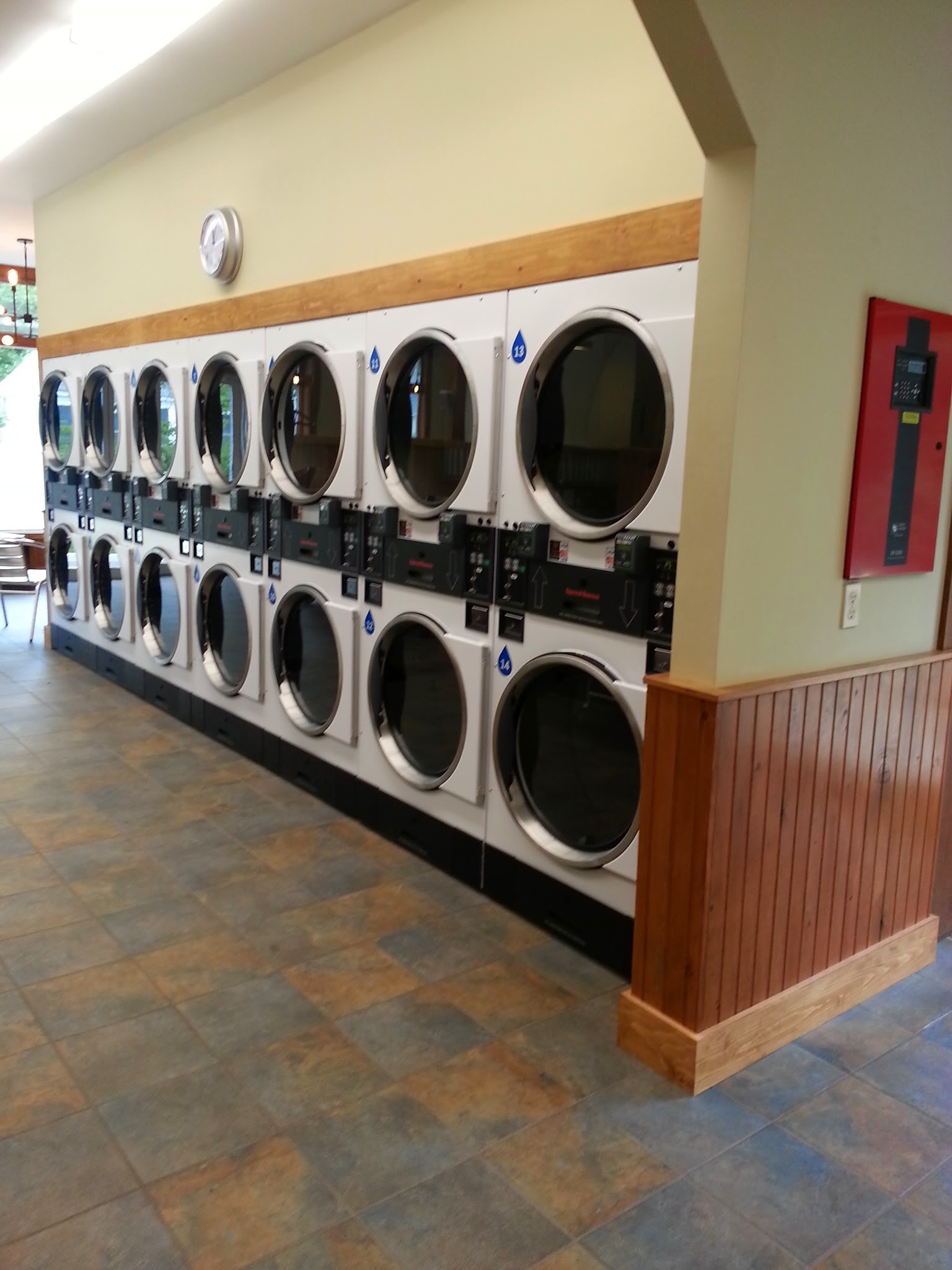 Self-service laundry at Camden Clothesline, Camden, ME