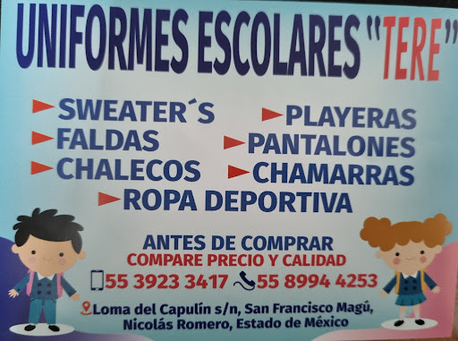 Uniformes Tere