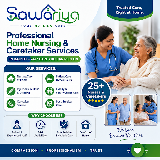🏥 Professional Home Nursing & Care Services in Rajkot