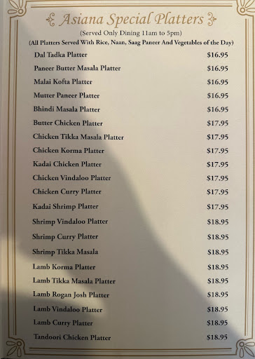 Asiana Indian Cuisine - Thumbnail