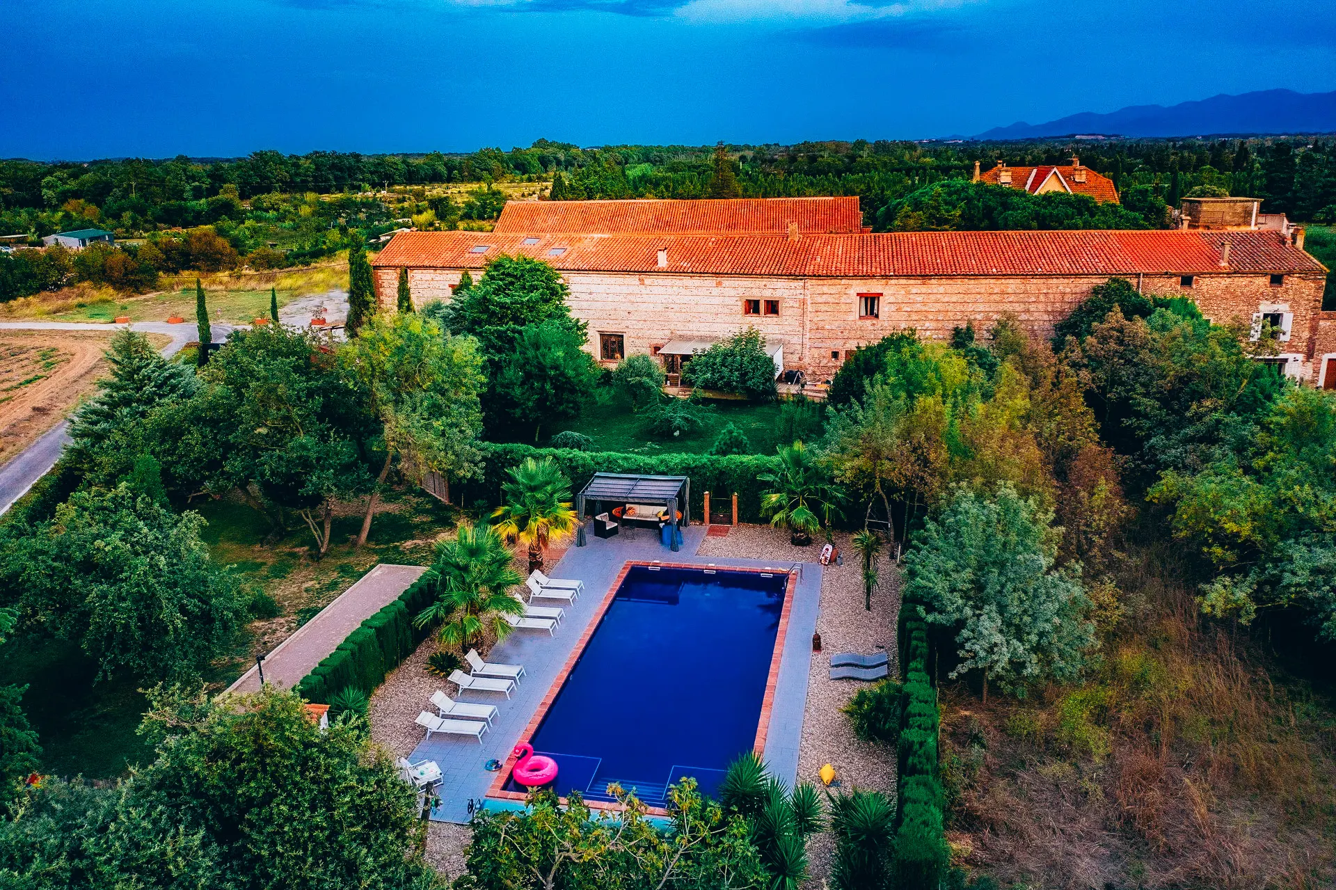 Le Mas du Domaine de Montcalm - Gîtes et chambres d'hôtes - Salle de mariage dans les Pyrénées-Orientales / Perpignan