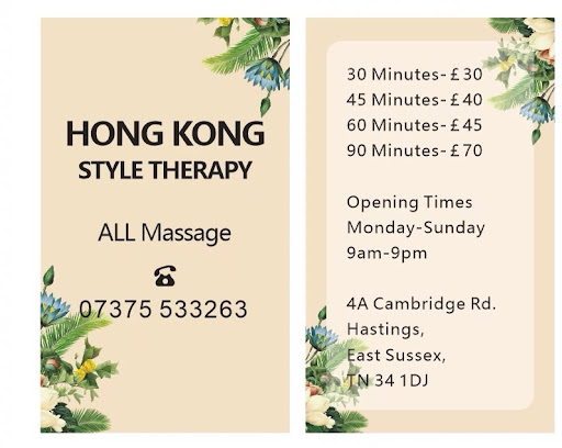 Hong Kong style therapy Chinese Massage in Hastings