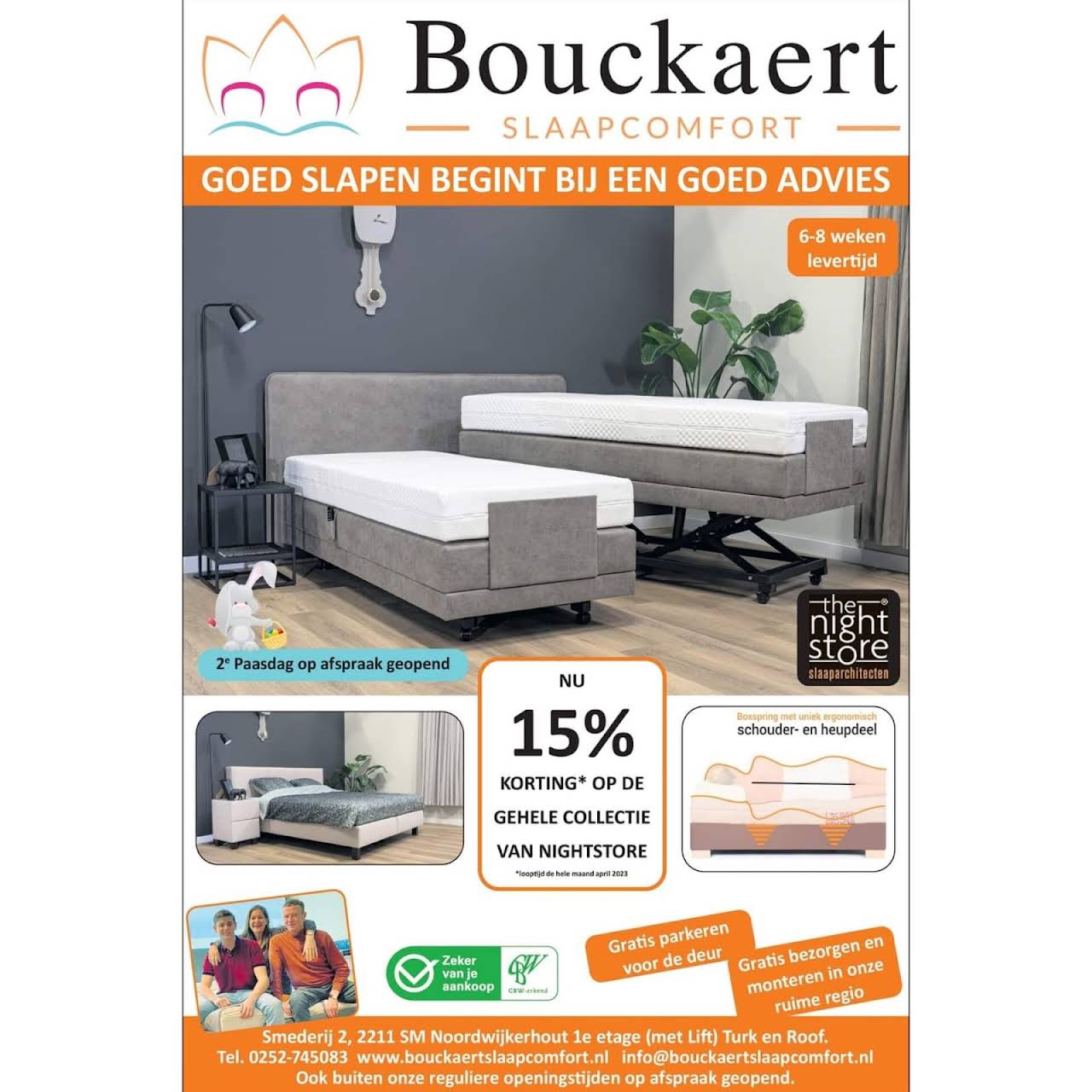 Bouckaert Slaapcomfort - Noordwijkerhout