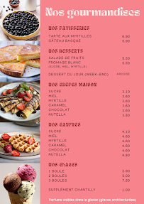 Menu La Table de l'Aubisque Page 4