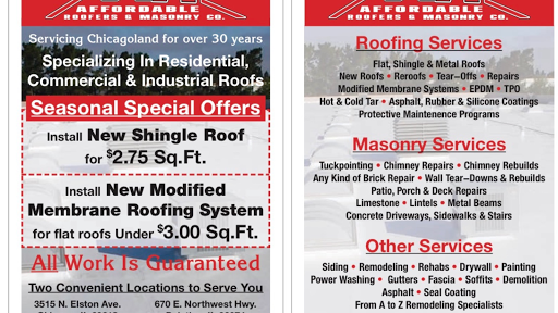 Affordable Roofers and Masonry Company
