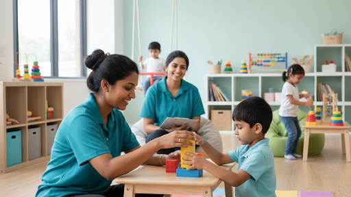 Our experienced ABA therapy trainers use proven behavioral techniques to help children build comm… post image