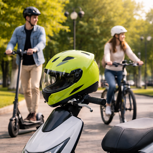 Riding an electric scooter or e rickshaw is a smart, eco-friendly choice—but safety must come fir…