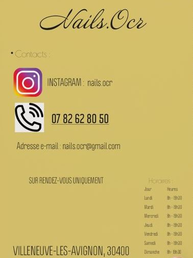 Nails OCR - Visual