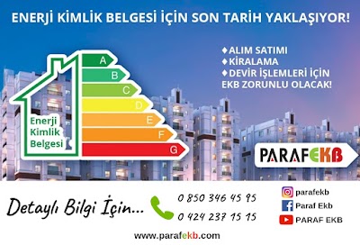 PARAF EKB - Enerji Kimlik Belgesi