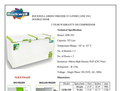 Rockwell Green Deep freezer post image