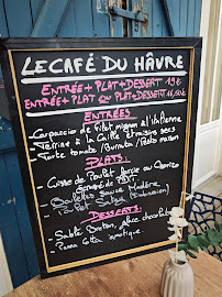 Menu Le Café du Hâvre Page 1