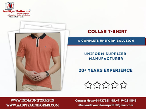 collar t-shirt Available At Aaditya Uniforms post image