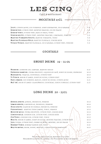 Menu Restaurant Les 5 Page 4