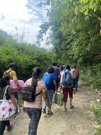 Outdoor activities with students and parents
