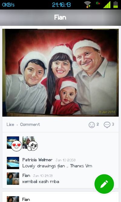Photos of Lukis Wajah phiandfiank