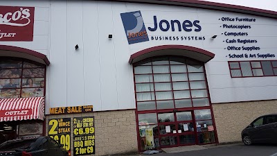 Photos of Jones Business Systems; Carlow School books