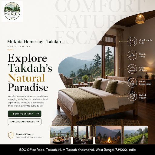 Experience authentic stay at Mukhia Homestay - Takdah, a renowned state guest house offering cozy… post image