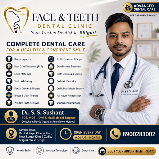 *Looking for the best dentist in Siliguri? Face & Teeth Dental Clinic offers Dental Implants, Roo… post image