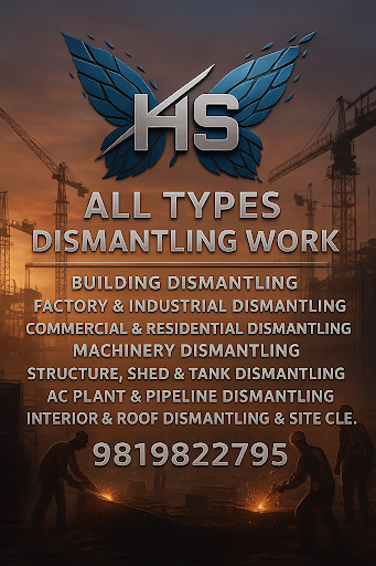 Hindustan Scrap , we specialize in safe, efficient, and precise dismantling solutions for office…