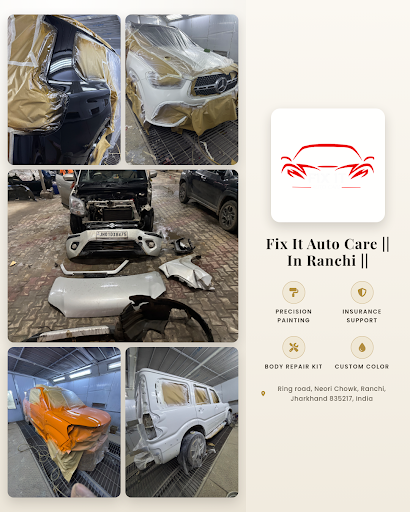 Fix It Auto Care in Ranchi offers expert car restoration services including denting, painting, an… post image