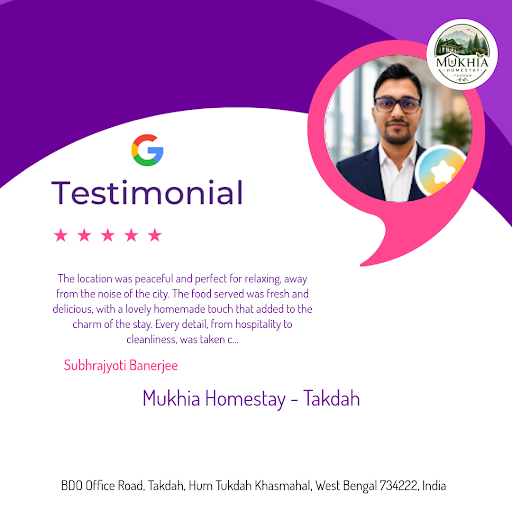 Subhrajyoti Banerjee, a delighted guest, raves about the exceptional Homestay services at Mukhia… post image