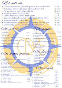 Menu La Matelote Page 1