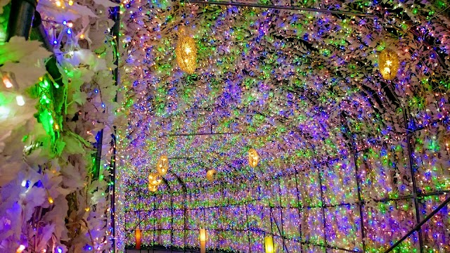 Lake Toya Onsen Illumination Tunnel