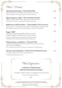 Menu Le Siècle Page 3