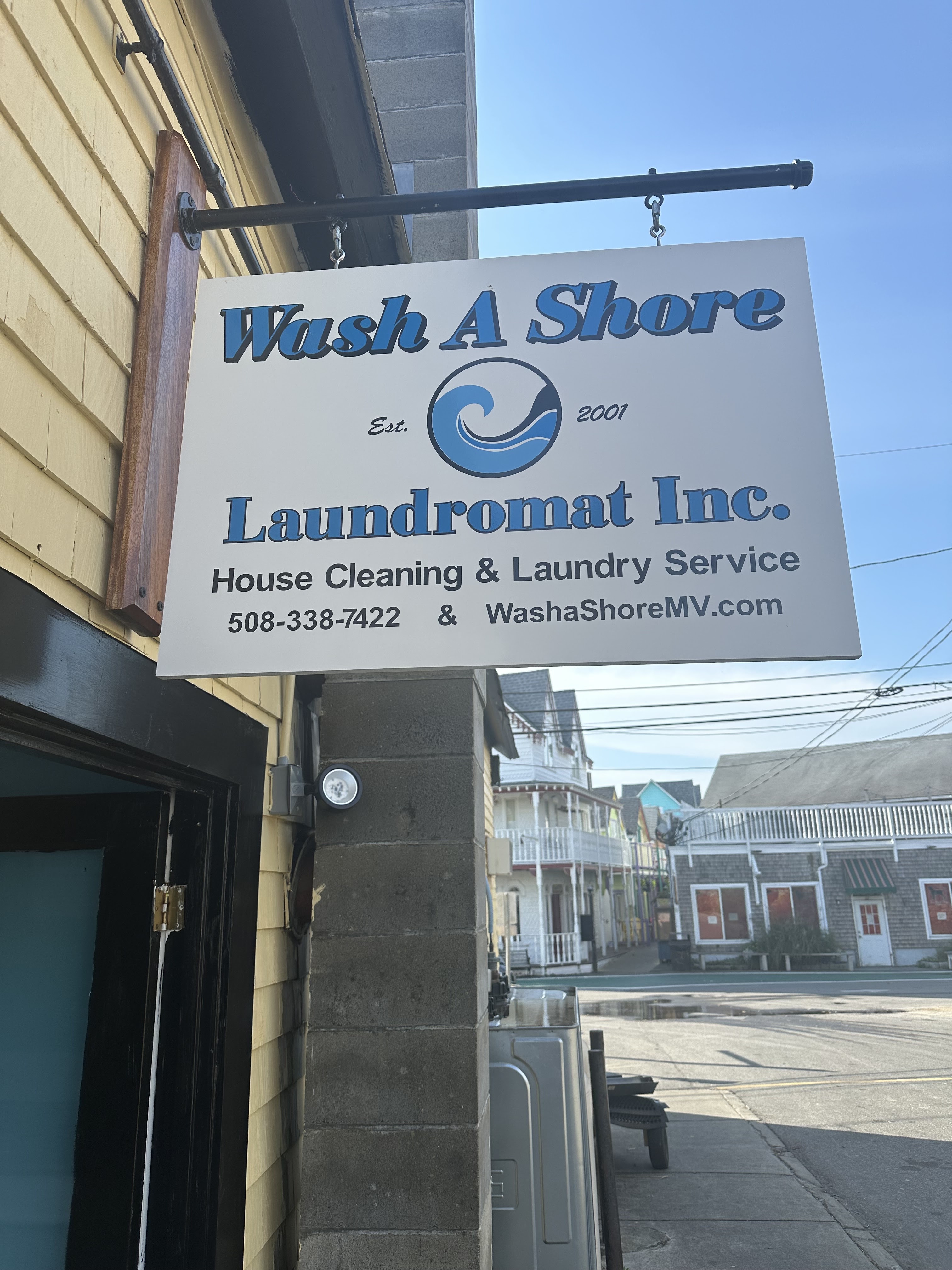 Self-service laundry at Wash Ashore, Oak Bluffs, MA