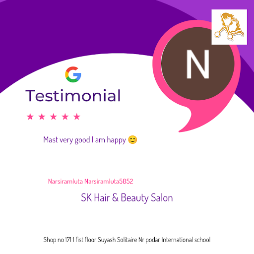 Narsiramluta Narsiramluta5052's exceptional experience at SK Hair & Beauty Salon in Gandhinagar!… post image