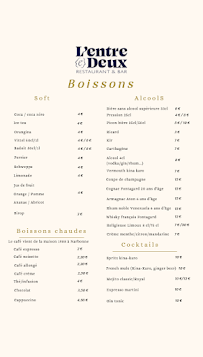 Menu L' entre deux Page 1