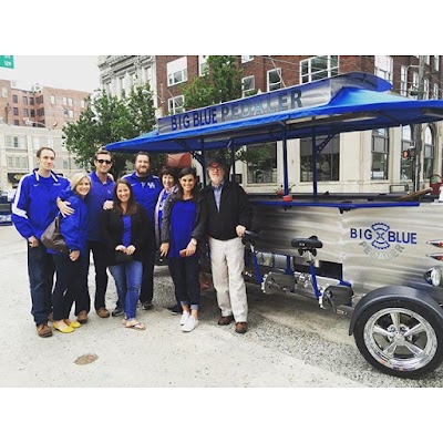 Big Blue Pedaler