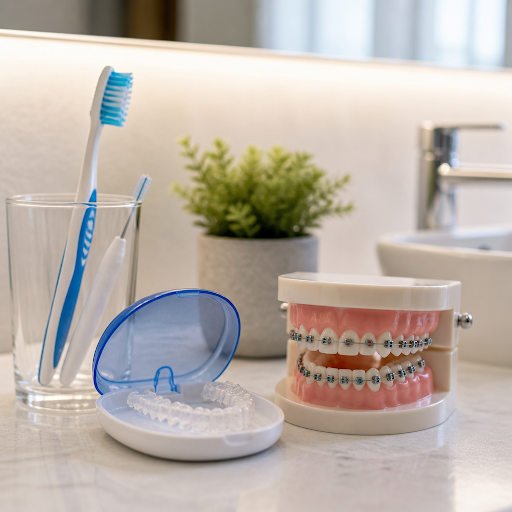 Wearing braces or clear aligners is a big step towards a confident smile, but keeping your teeth… post image