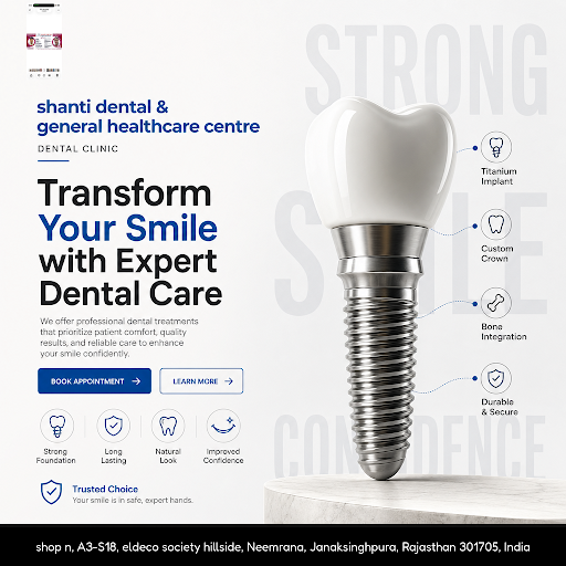 Shanti Dental & General Healthcare Centre offers expert root canal treatments, dental crowns, tee… post image