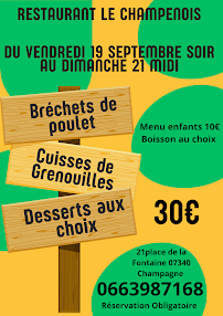 Menu Le Champenois Page 3