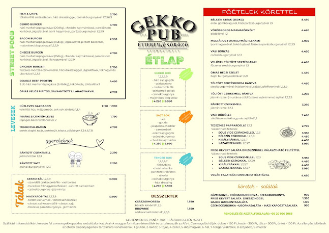 Gekko Pub és Étterem