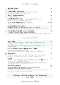 Menu Madame Pampa Page 4