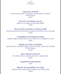 Menu Chez Louise Yvoire Page 2