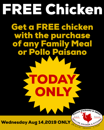 Ontslag Portiek Praten tegen Pollo Paisano & Grill - Charbroiled Chicken