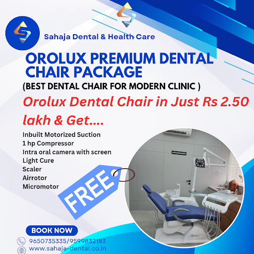 Buy Orolux Premium Dental Chair package in Just Rs 250000 with 2 years Warranty.- No Cost Emi Opt…
