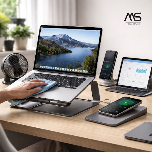 Is your Mac getting unusually warm during work, study, or entertainment? At MEGAA SERVICE, Apple…