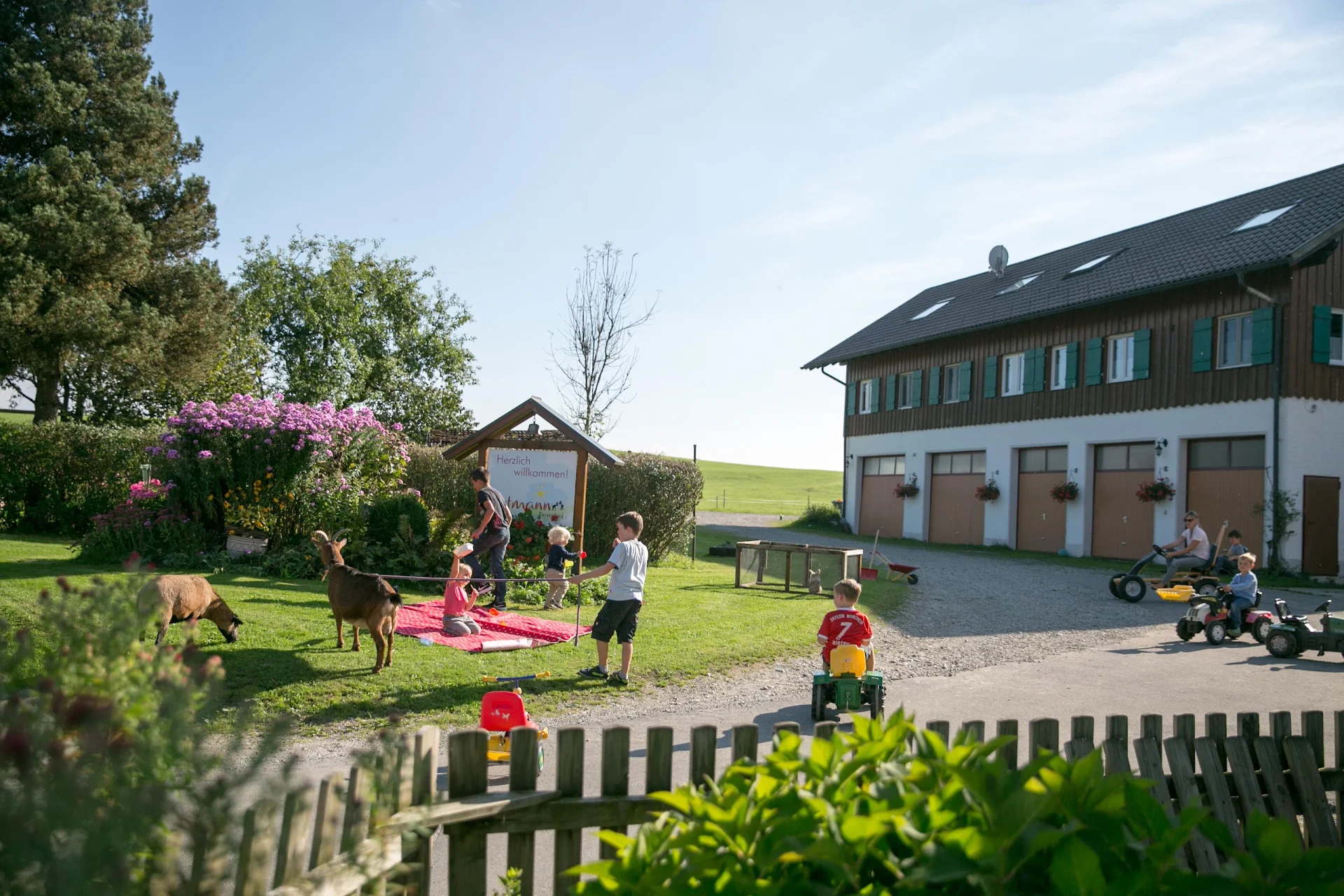 Ferienhof, Bio-Bauernhof Ortmann im Allgäu