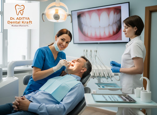 Nervous about visiting a dentist near you in Ghaziabad? At Dr. Aditya Dental Kraft, we make every… post image