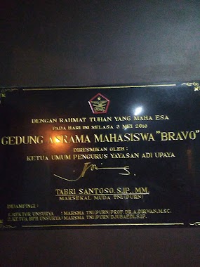 Asrama Mahasiswa Bravo Universitas Suryadarma, Author: Ozi Satria