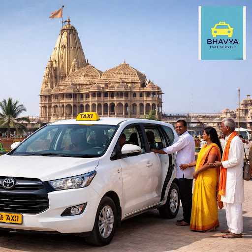 Planning a sacred journey from Dwarka to Somnath Temple? Bhavya taxi service in Ghanshyam Nagar,… post image