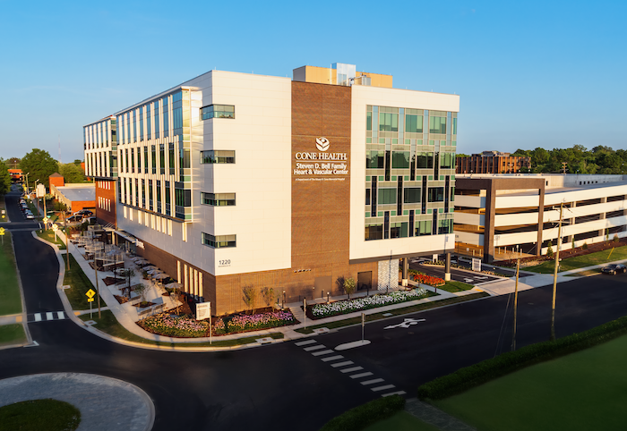 Cone Health Steven D Bell Family Heart Vascular Center