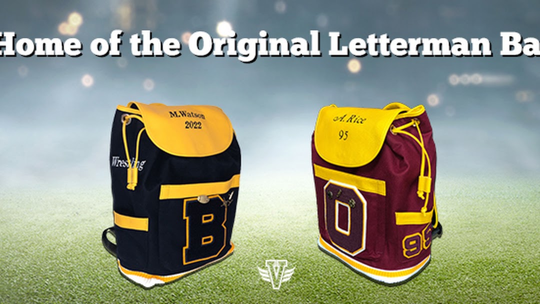 Personalized Varsity Letter Backpack