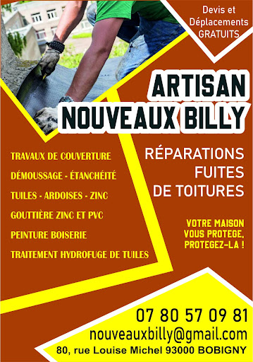 Artisans nouveaux billy couvreur bobigny Réparation de fuite étanchéité - Thumbnail